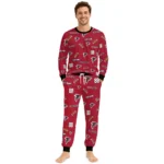 atlanta-falcons-cuffed-pajamas-custom-sparse-oval-toss-red-best-selling.webp