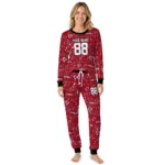 atlanta-falcons-cuffed-pajamas-customized-garland-icon-medley-red-best-selling.webp