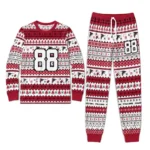 atlanta-falcons-cuffed-pajamas-customized-geometric-motif-bands-red-white-best-selling.webp