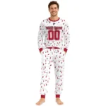 atlanta-falcons-cuffed-pajamas-personalized-wavy-light-strands-red-white-best-selling.webp