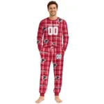atlanta-falcons-cuffed-pajamas-personalized-windowpane-plaid-red-best-selling.webp