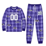 baltimore-ravens-cuffed-pajamas-custom-windowpane-plaid-purple-best-selling.webp