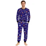 baltimore-ravens-cuffed-pajamas-customized-sparse-oval-toss-purple-best-selling.webp