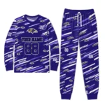 baltimore-ravens-cuffed-pajamas-personalized-diagonal-brush-strokes-purple-best-selling.webp