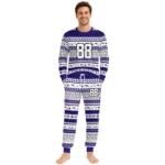 baltimore-ravens-cuffed-pajamas-personalized-geometric-motif-bands-purple-white-best-selling.webp