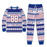 buffalo-bills-cuffed-pajamas-custom-geometric-motif-bands-blue-white-best-selling-1.webp