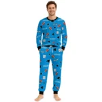 carolina-panthers-cuffed-pajamas-custom-sparse-oval-toss-blue-best-selling.webp