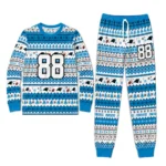 carolina-panthers-cuffed-pajamas-customized-geometric-motif-bands-blue-white-best-selling.webp