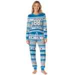 carolina-panthers-cuffed-pajamas-customized-geometric-motif-bands-blue-white-best-selling.webp