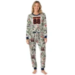 chicago-bears-cuffed-pajamas-custom-botanical-ornament-toss-green-best-selling.webp