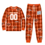 cincinnati-bengals-cuffed-pajamas-customized-windowpane-plaid-orange-best-selling.webp