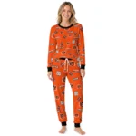 cincinnati-bengals-cuffed-pajamas-personalized-sparse-oval-toss-orange-best-selling.webp