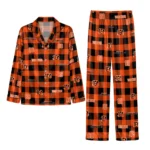 cincinnati-bengals-satin-pajamas-personalized-buffalo-check-orange-black-best-selling.webp