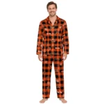 cincinnati-bengals-satin-pajamas-personalized-buffalo-check-orange-black-best-selling.webp