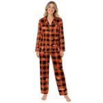 cincinnati-bengals-satin-pajamas-personalized-buffalo-check-orange-black-best-selling.webp