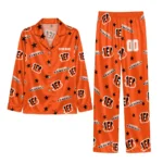 cincinnati-bengals-satin-pajamas-personalized-star-scatter-orange-best-selling.webp