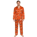 cincinnati-bengals-satin-pajamas-personalized-star-scatter-orange-best-selling.webp