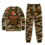 cleveland-browns-cuffed-pajamas-customized-diagonal-brush-strokes-brown-best-selling.webp