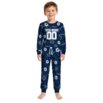 dallas-cowboys-cuffed-pajamas-customized-floral-doodle-scatter-blue-best-selling.webp