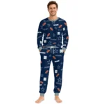 dallas-cowboys-cuffed-pajamas-customized-sparse-oval-toss-blue-best-selling.webp