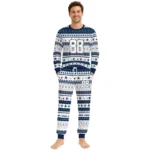dallas-cowboys-cuffed-pajamas-personalized-geometric-motif-bands-blue-white-best-selling.webp