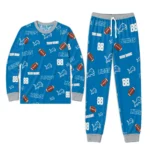 detroit-lions-cuffed-pajamas-custom-sparse-oval-toss-blue-best-selling.webp