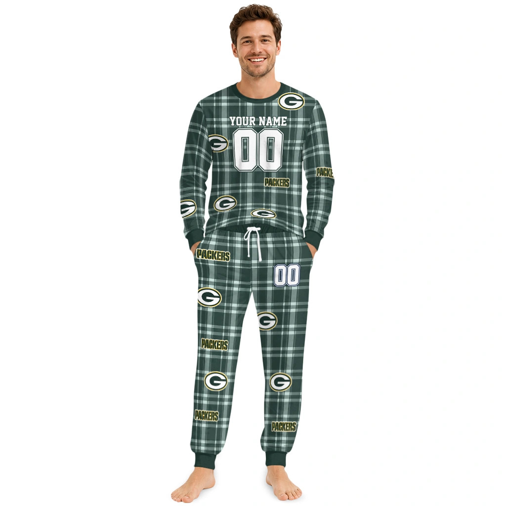 green-bay-packers-cuffed-pajamas-custom-windowpane-plaid-green-fashion-forward.webp Green Bay Packers Cuffed Pajamas Custom Windowpane Plaid Green Fashion Forward Webp