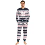 houston-texans-cuffed-pajamas-custom-geometric-motif-bands-blue-white-best-selling.webp