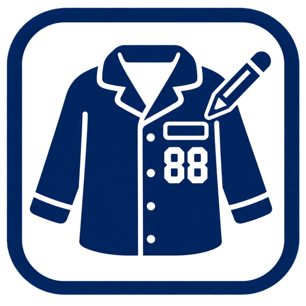 Icon Custom Name And Number