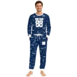 indianapolis-colts-cuffed-pajamas-customized-garland-icon-medley-blue-best-selling.webp