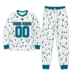 jacksonville-jaguars-cuffed-pajamas-custom-wavy-light-strands-teal-white-best-selling.webp