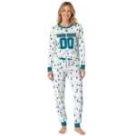 jacksonville-jaguars-cuffed-pajamas-custom-wavy-light-strands-teal-white-best-selling.webp