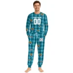jacksonville-jaguars-cuffed-pajamas-custom-windowpane-plaid-teal-best-selling.webp