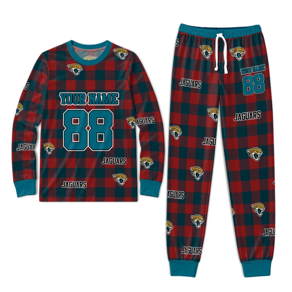 jacksonville-jaguars-cuffed-pajamas-customized-buffalo-check-teal-red-best-selling.webp Jacksonville Jaguars Cuffed Pajamas Customized Buffalo Check Teal Red Best Selling Webp