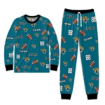jacksonville-jaguars-cuffed-pajamas-customized-sparse-oval-toss-teal-best-selling.webp