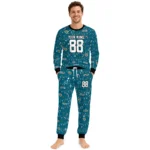 jacksonville-jaguars-cuffed-pajamas-personalized-garland-icon-medley-teal-best-selling.webp