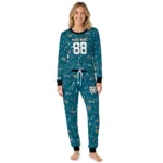 jacksonville-jaguars-cuffed-pajamas-personalized-garland-icon-medley-teal-best-selling.webp