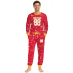 kansas-city-chiefs-cuffed-pajamas-custom-garland-icon-medley-red-best-selling.webp