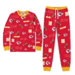 kansas-city-chiefs-cuffed-pajamas-personalized-sparse-oval-toss-red-best-selling.webp