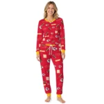kansas-city-chiefs-cuffed-pajamas-personalized-sparse-oval-toss-red-best-selling.webp