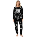 las-vegas-raiders-cuffed-pajamas-custom-floral-doodle-scatter-black-best-selling.webp