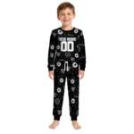 las-vegas-raiders-cuffed-pajamas-custom-floral-doodle-scatter-black-best-selling.webp