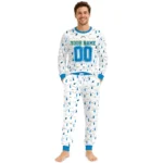 los-angeles-chargers-cuffed-pajamas-custom-wavy-light-strands-blue-white-best-selling.webp