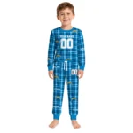 los-angeles-chargers-cuffed-pajamas-custom-windowpane-plaid-blue-best-selling.webp
