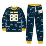 los-angeles-chargers-cuffed-pajamas-customized-linear-icon-scatter-blue-best-selling.webp