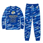 los-angeles-rams-cuffed-pajamas-custom-diagonal-brush-strokes-blue-best-selling.webp