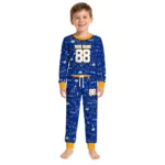 los-angeles-rams-cuffed-pajamas-custom-garland-icon-medley-blue-best-selling.webp