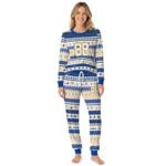 los-angeles-rams-cuffed-pajamas-custom-geometric-motif-bands-blue-white-best-selling.webp