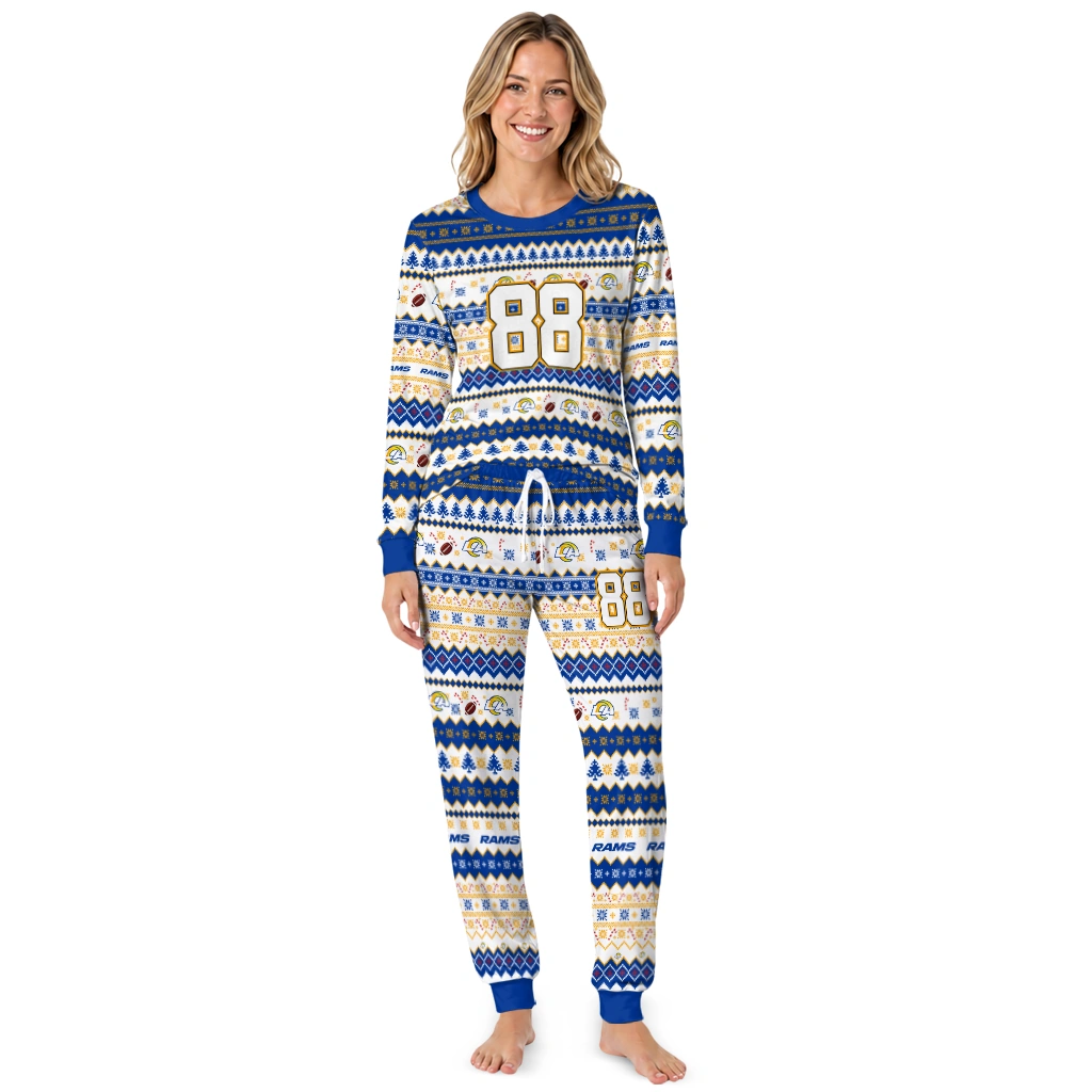 los-angeles-rams-cuffed-pajamas-custom-geometric-motif-bands-blue-white-high-quality.webp Los Angeles Rams Cuffed Pajamas Custom Geometric Motif Bands Blue White High Quality Webp