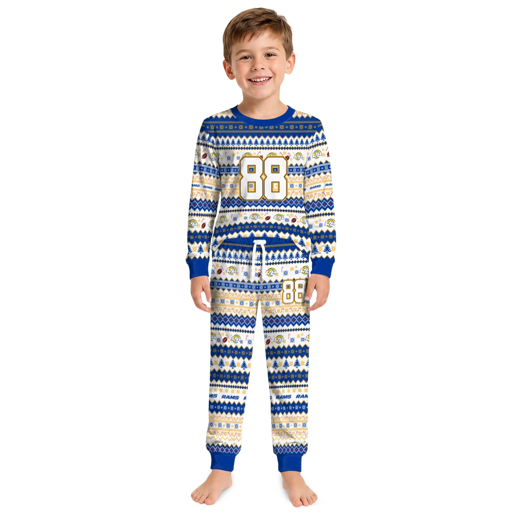 los-angeles-rams-cuffed-pajamas-custom-geometric-motif-bands-blue-white-latest-model.webp Los Angeles Rams Cuffed Pajamas Custom Geometric Motif Bands Blue White Latest Model Webp